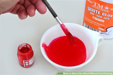 putting fake blood for clothes|how to make fake blood without food coloring.